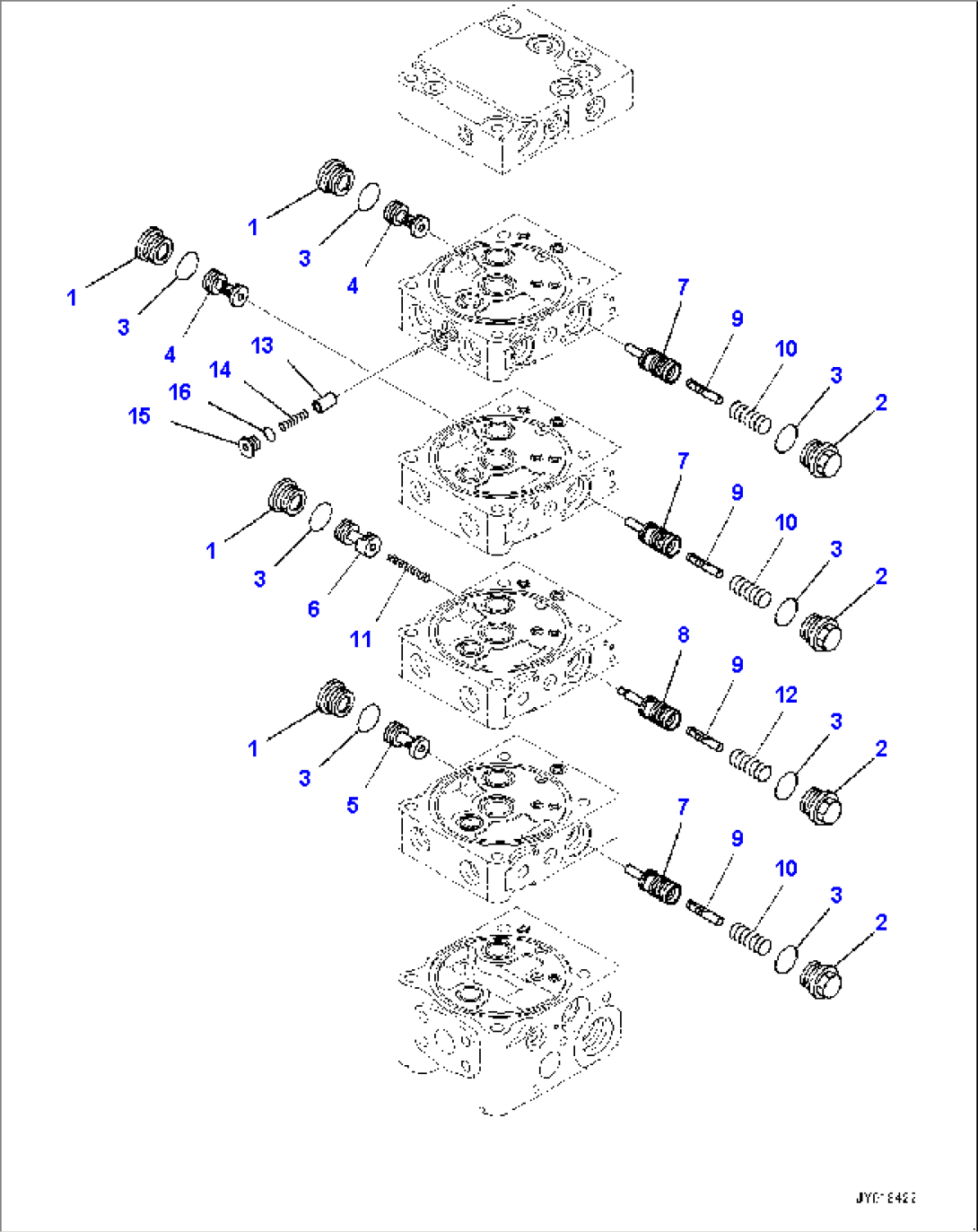 Control Valve, 4-Valve (5/10) (#30001-)