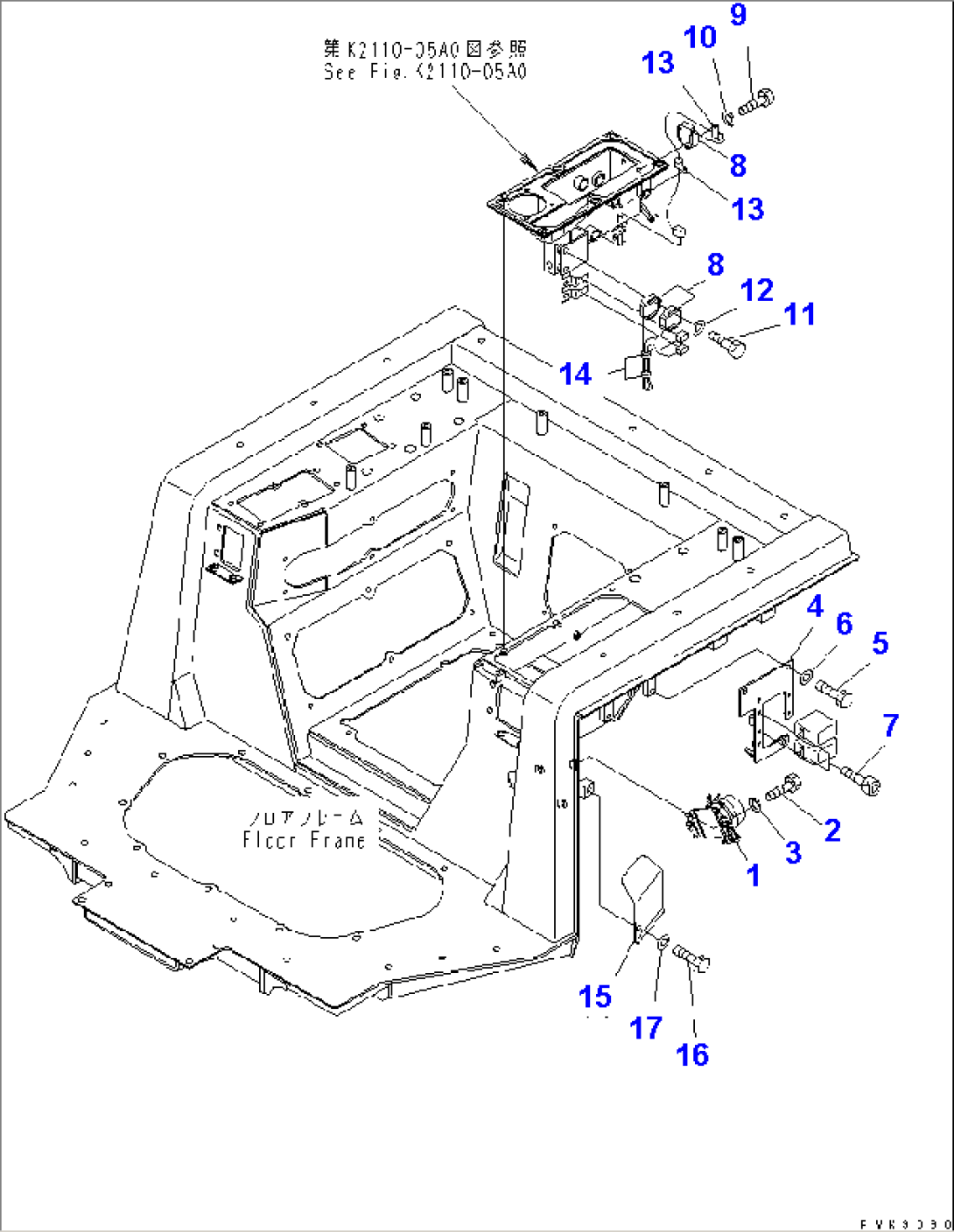 FLOOR FRAME (ELECTRICAL EQUIPMENT)