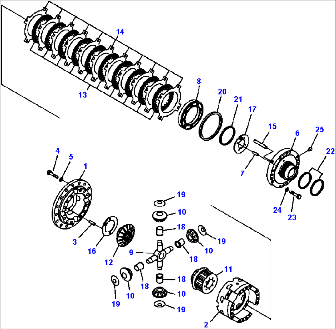 F3560-02A0 REAR AXLE DIFFERENTIAL LOCK