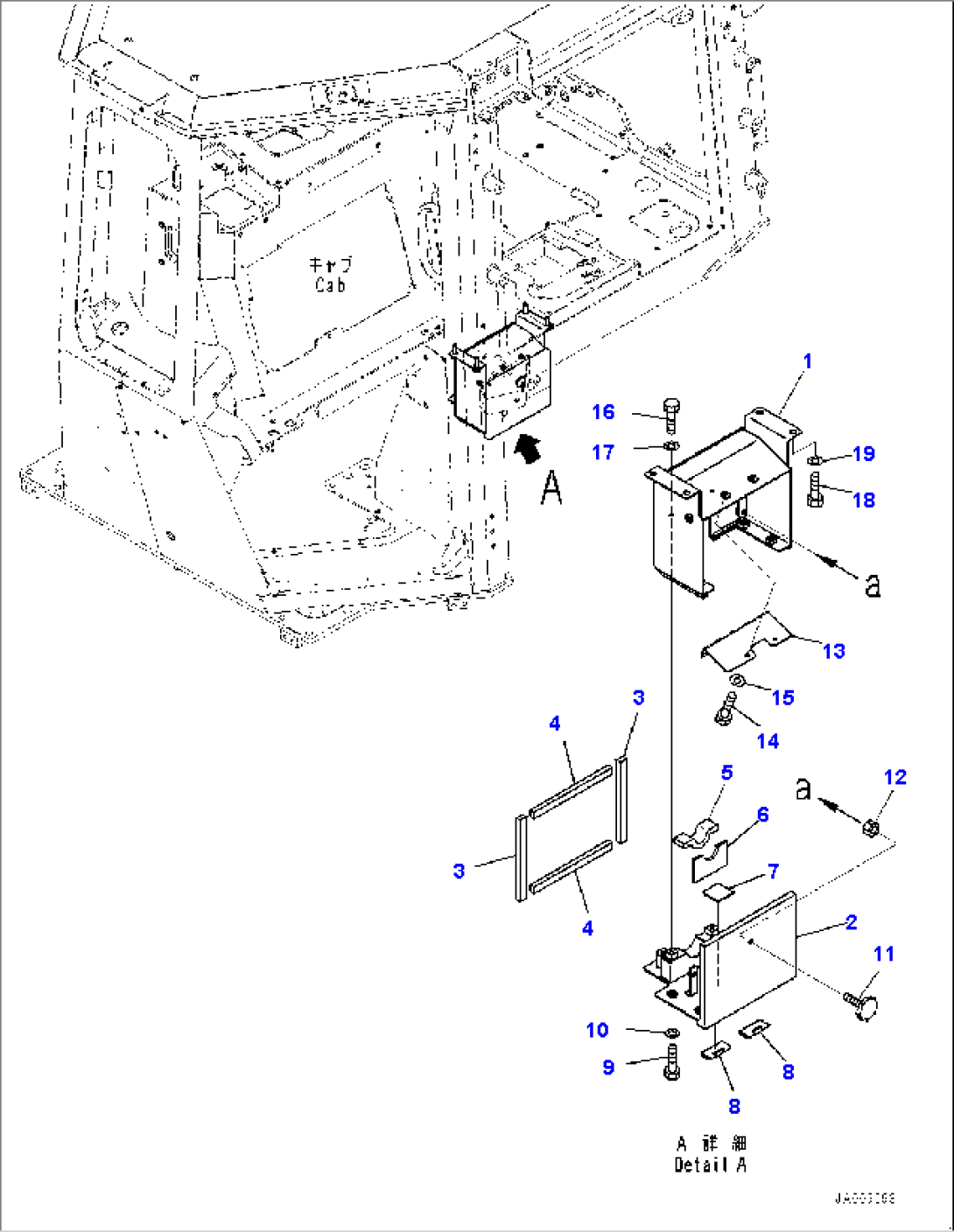 Cab, Dashboard Wiring Harness Mounting (2/2) (#80179-)