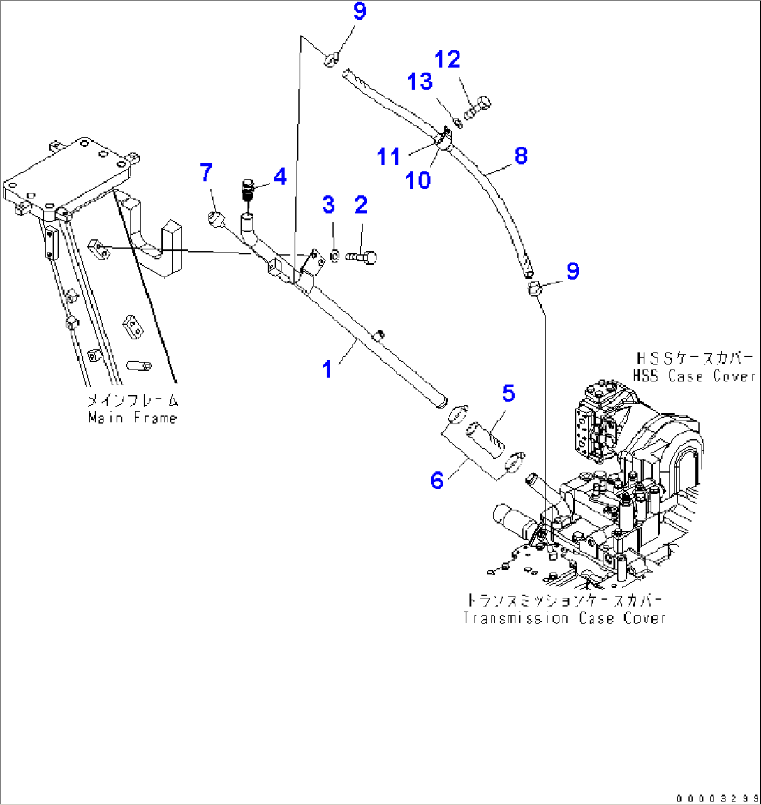 POWER LINE GAUGE PIPING(#1001-)