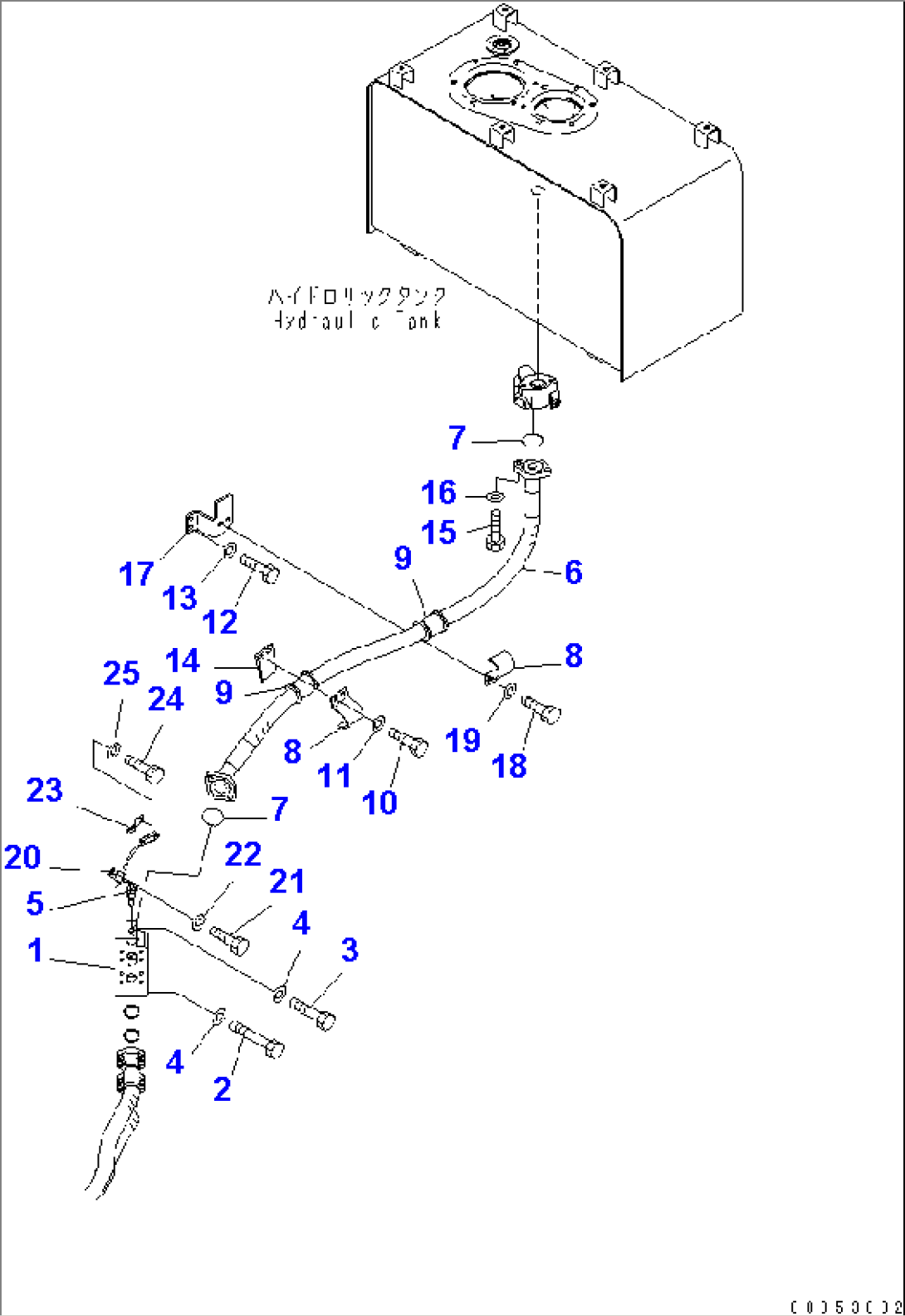 HYDRAULIC PIPING (RETURN LINE)