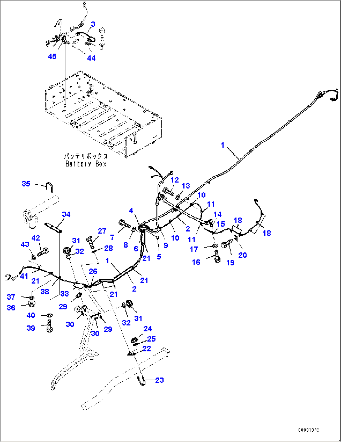 Maintenance Monitor Unit, Wiring Harness (#8173-)
