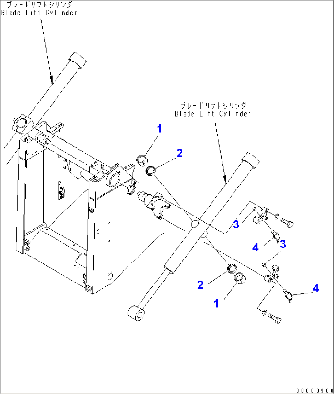 LIFT CYLINDER SUPPORT