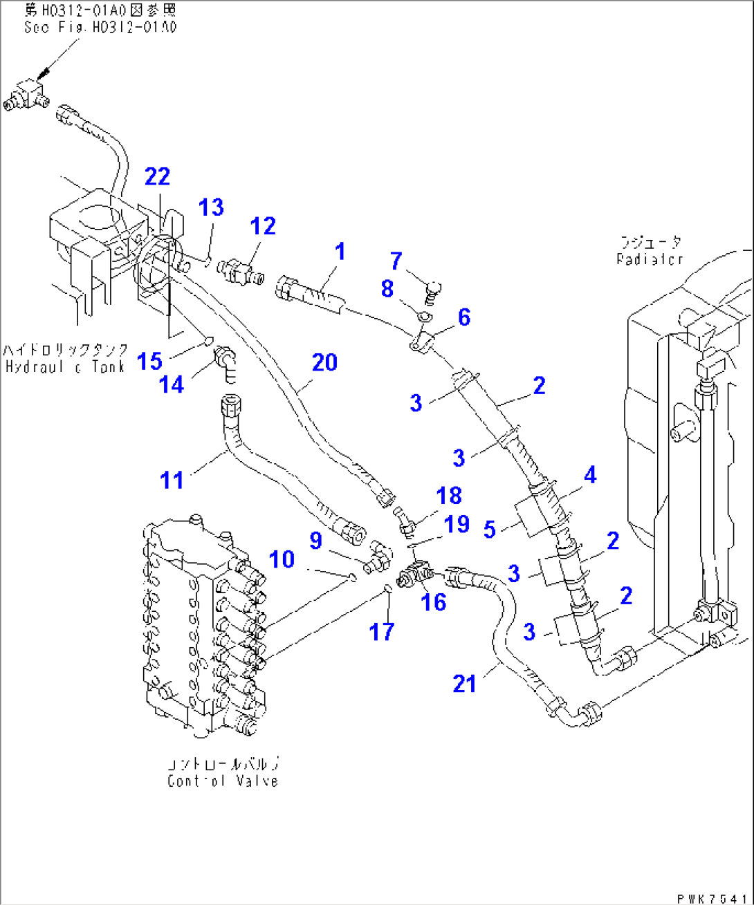 OIL COOLER LINE(#K30545-K31999)