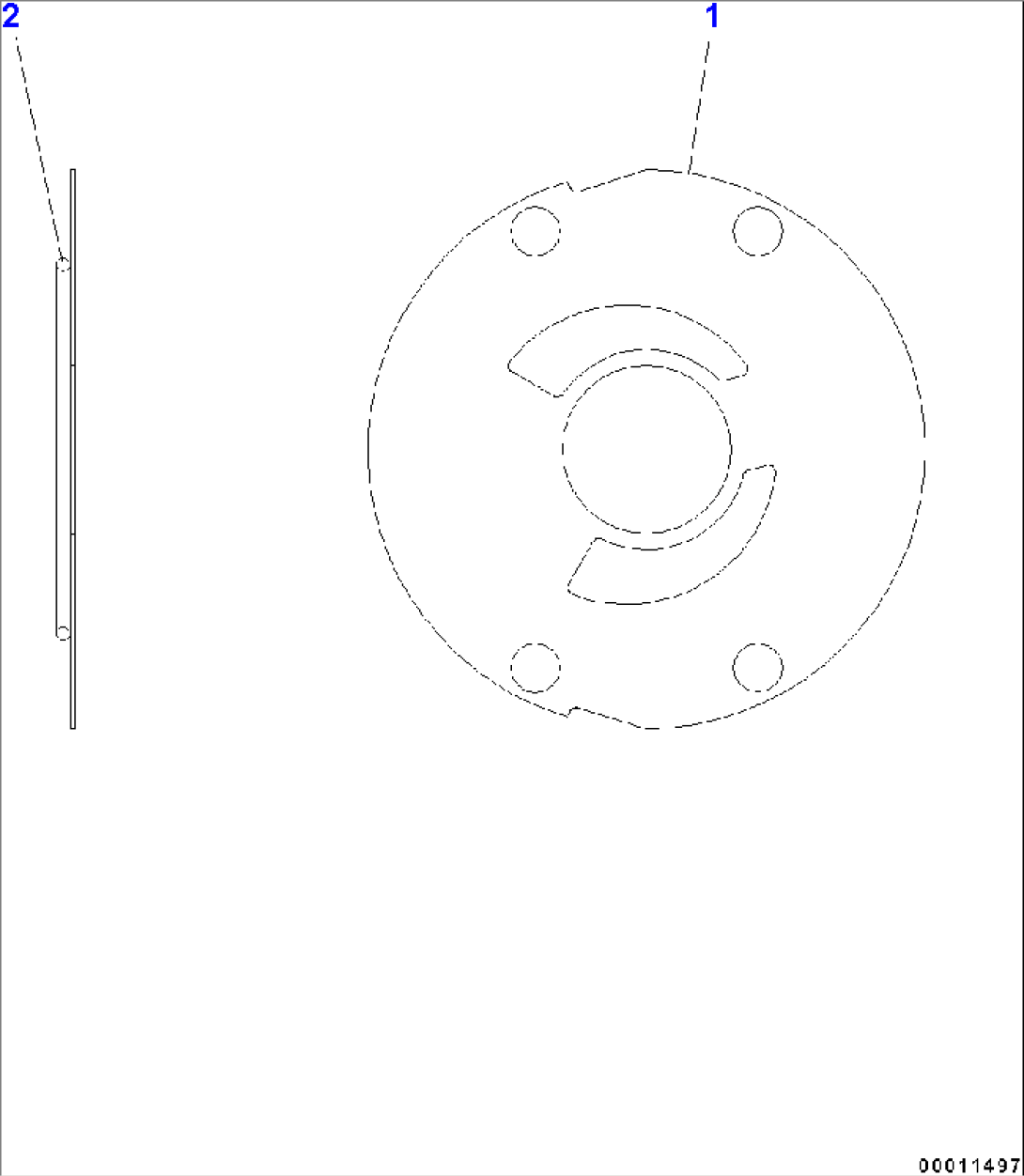 Hydrostatic Transmission (HST) Pump And Motor Pump, Inner Parts (11/14) (#C10001-)