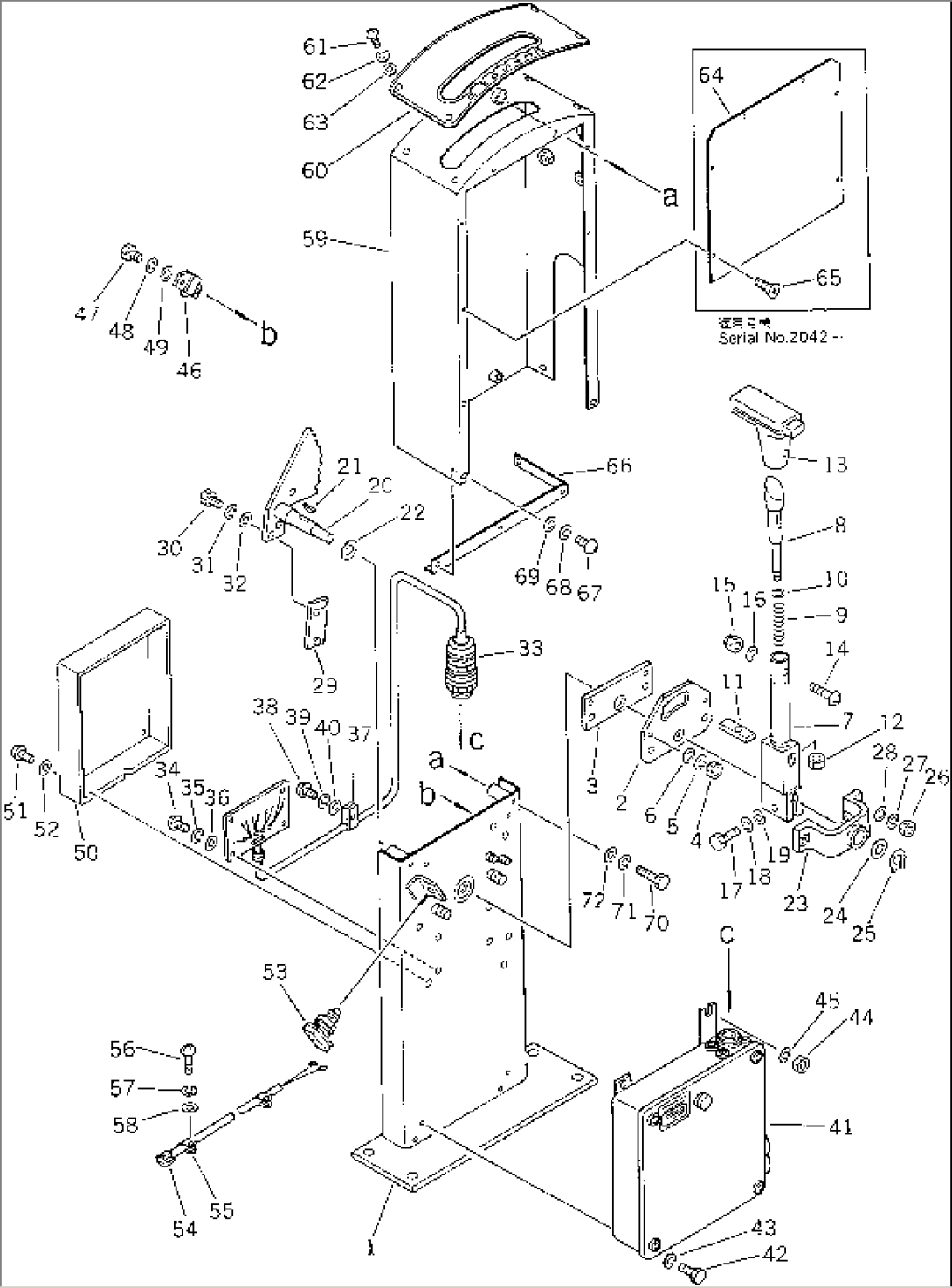 TRANSMISSON CONTROL LEVER (FOR AUTOMATIC)