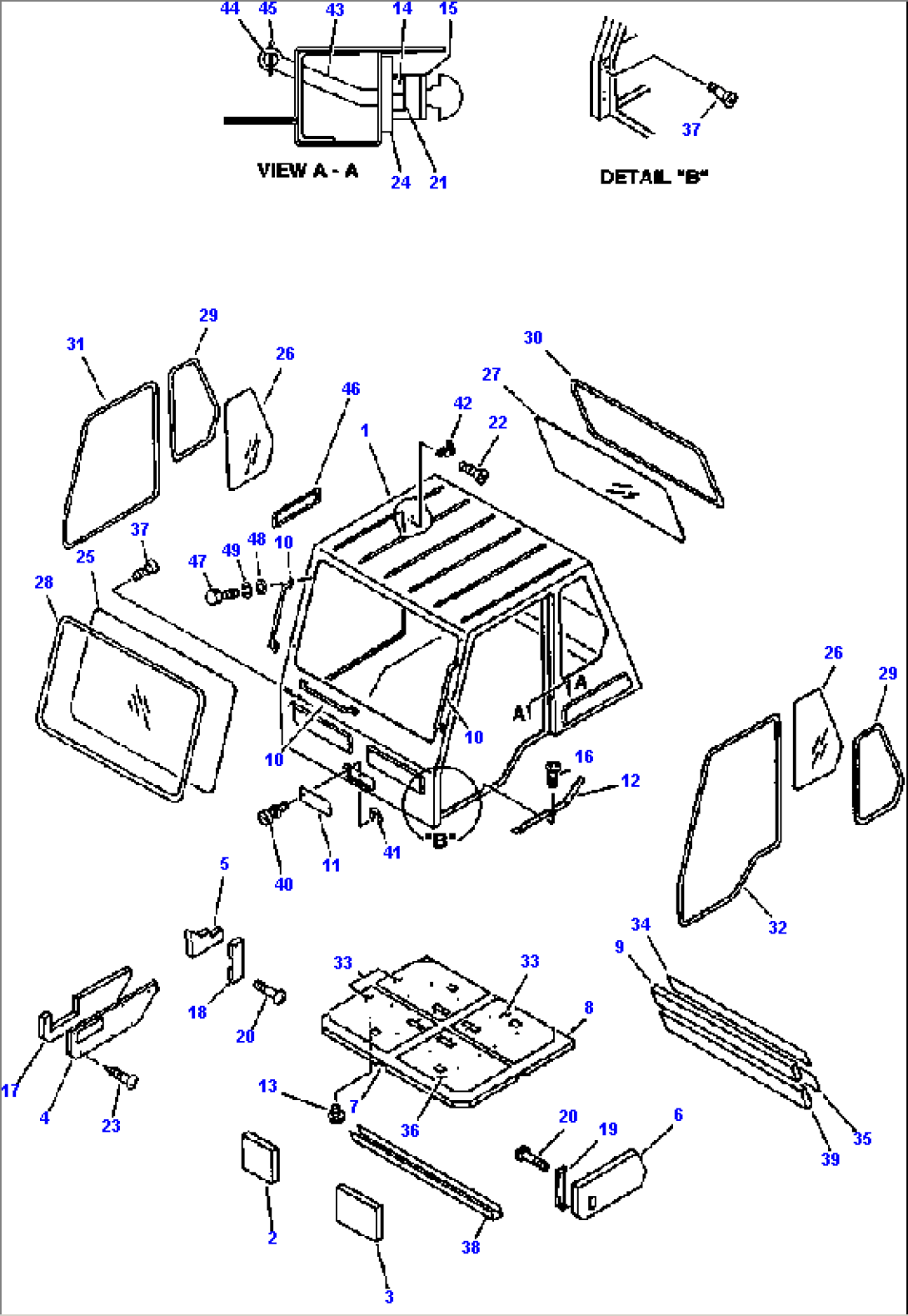 CAB BODY ASSEMBLY