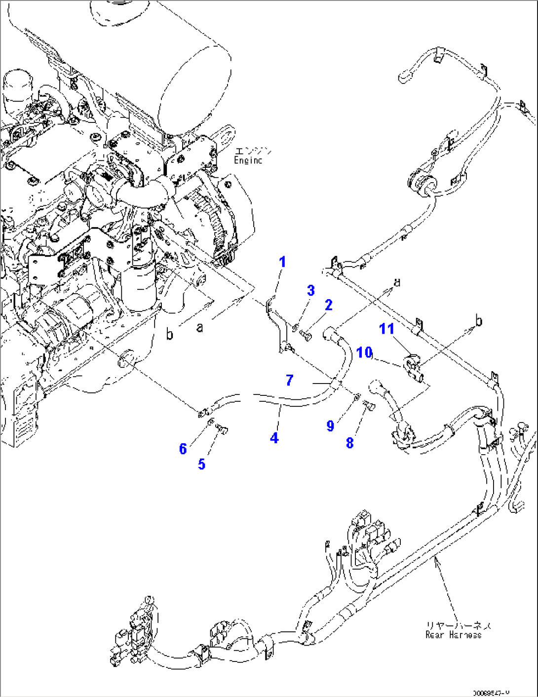ENGINE HARNESS (CABLE) (FOR 90A ALTERNATOR)