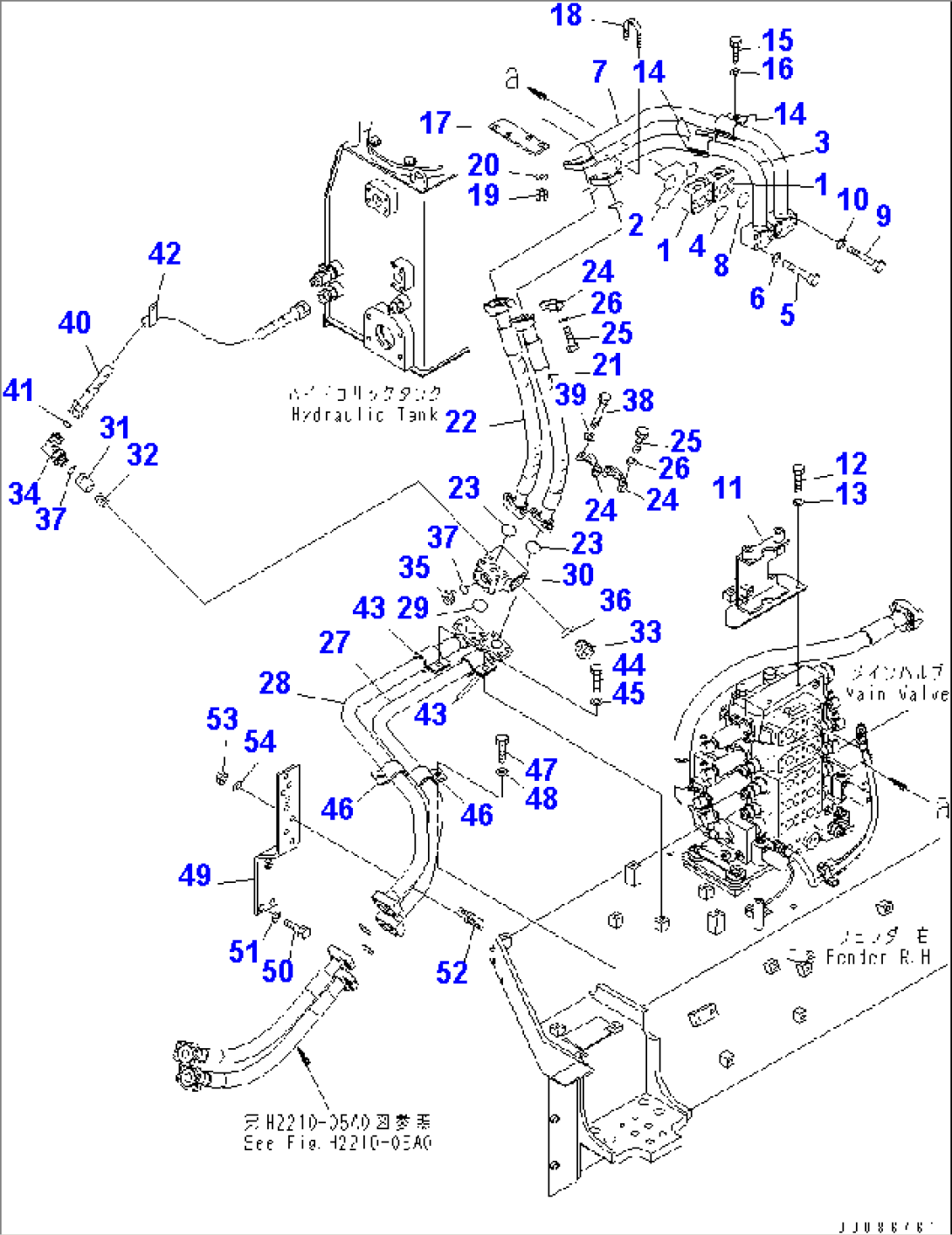 ROTOR LIFT LINE (ROTOR LINE) (1/3)(#1001-)