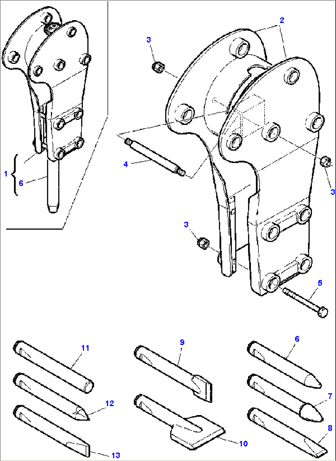FIG. T7820-01A0 HAMMER M60