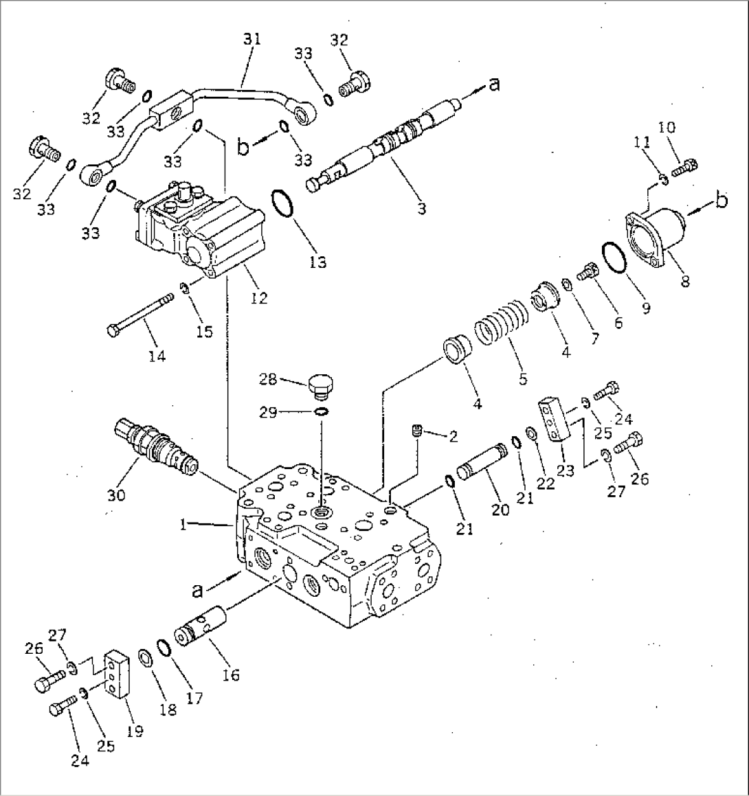 HYDRAULIC CONTROL VALVE (WINCH) (1/3)