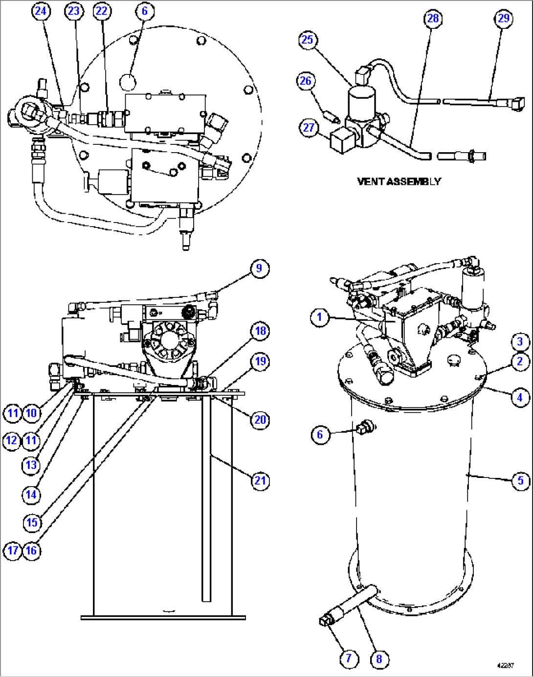 LUBE PUMP/CONTAINER ASSEMBLY PC2373