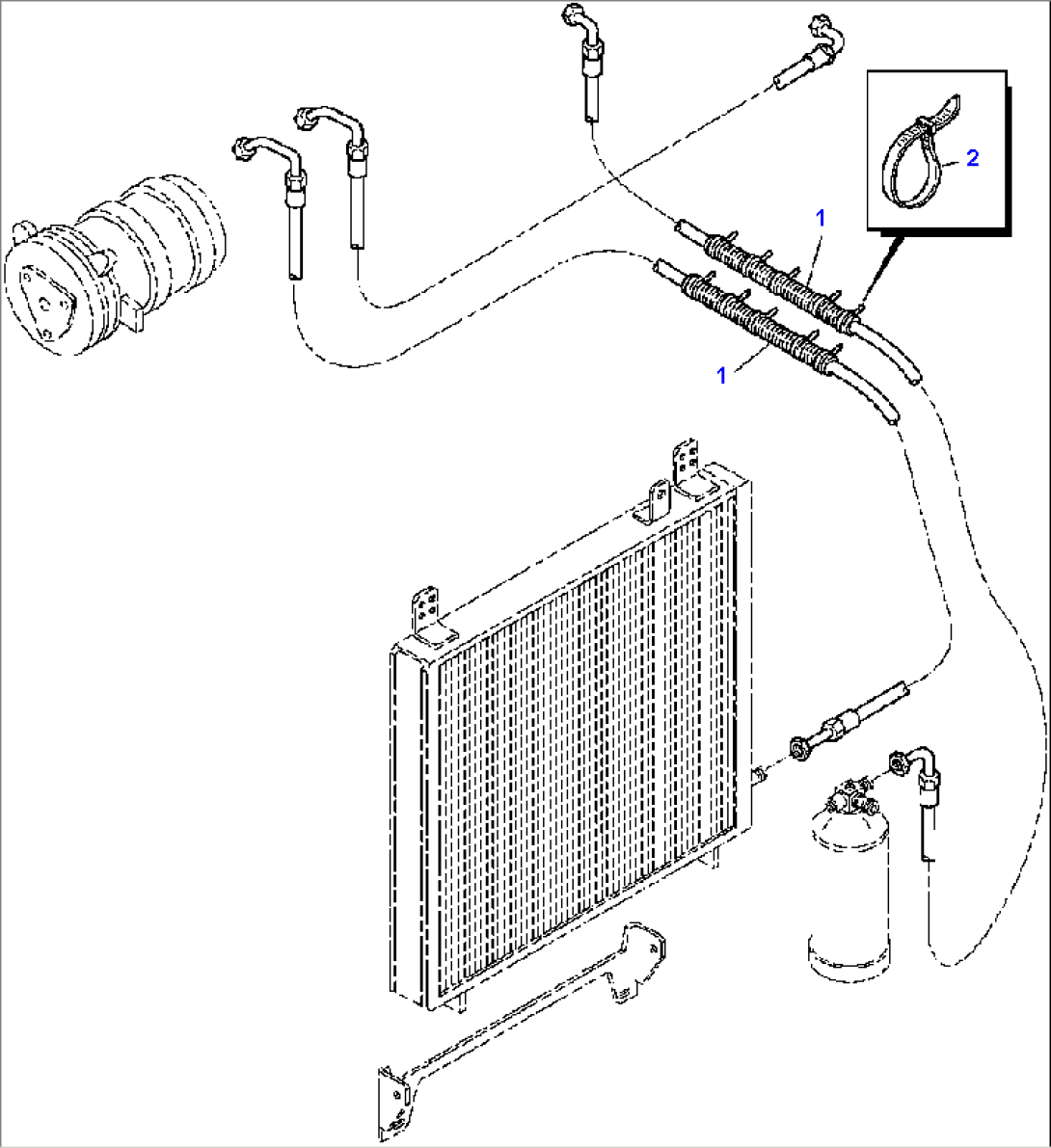 K5021-01A5 AIR CONDITIONING SYSTEM HOSE PROTECTION