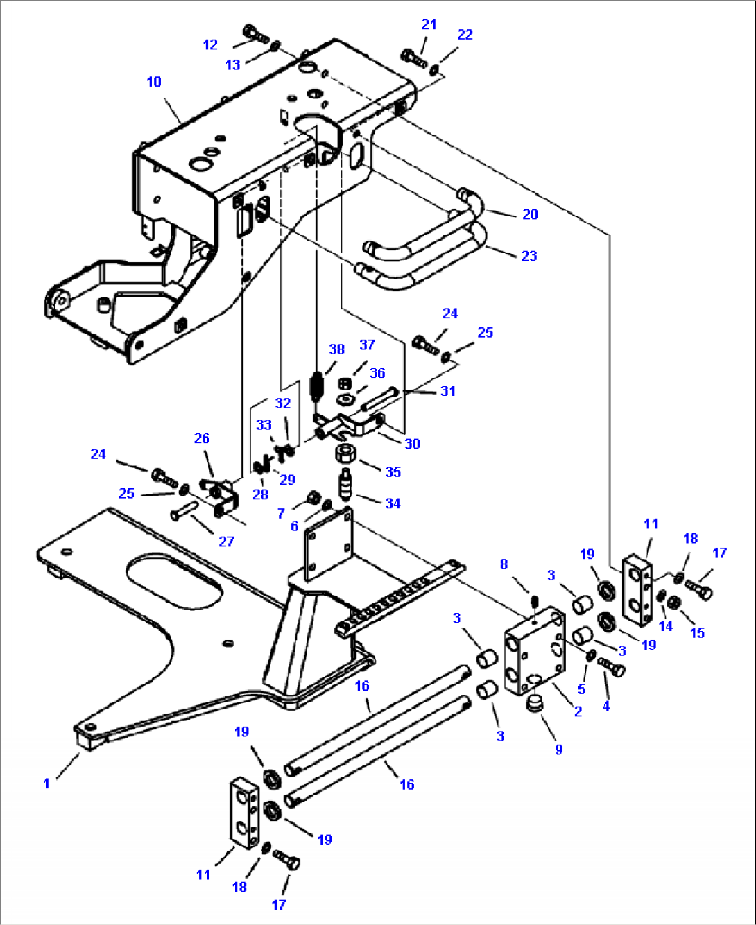 K0110-06A0 OPERATOR SEAT CONSOLE (JOYSTICK STEERING) (1/2)