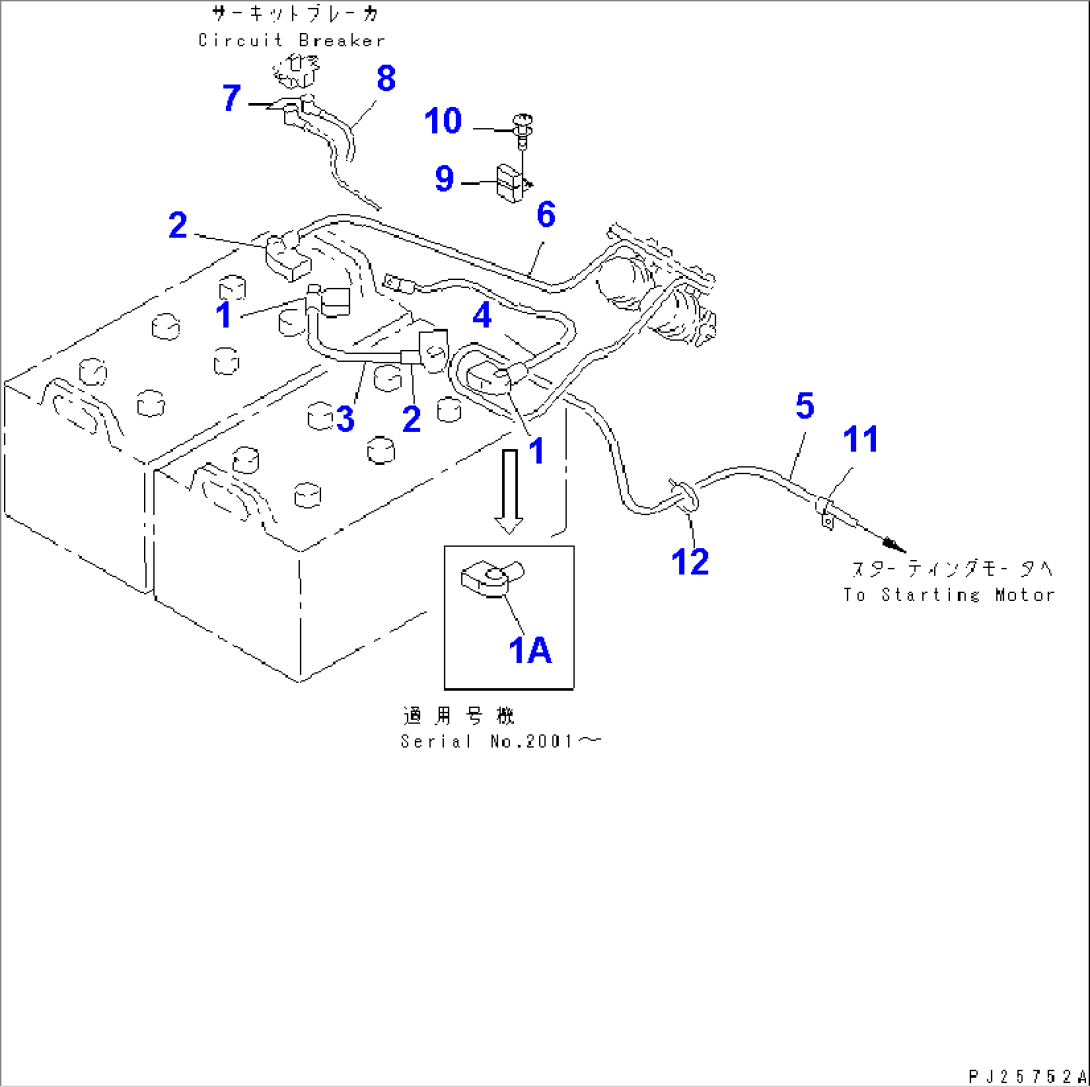 ELECTRICAL SYSTEM (OUTSIDE CAB) (6/11)(#1055-)