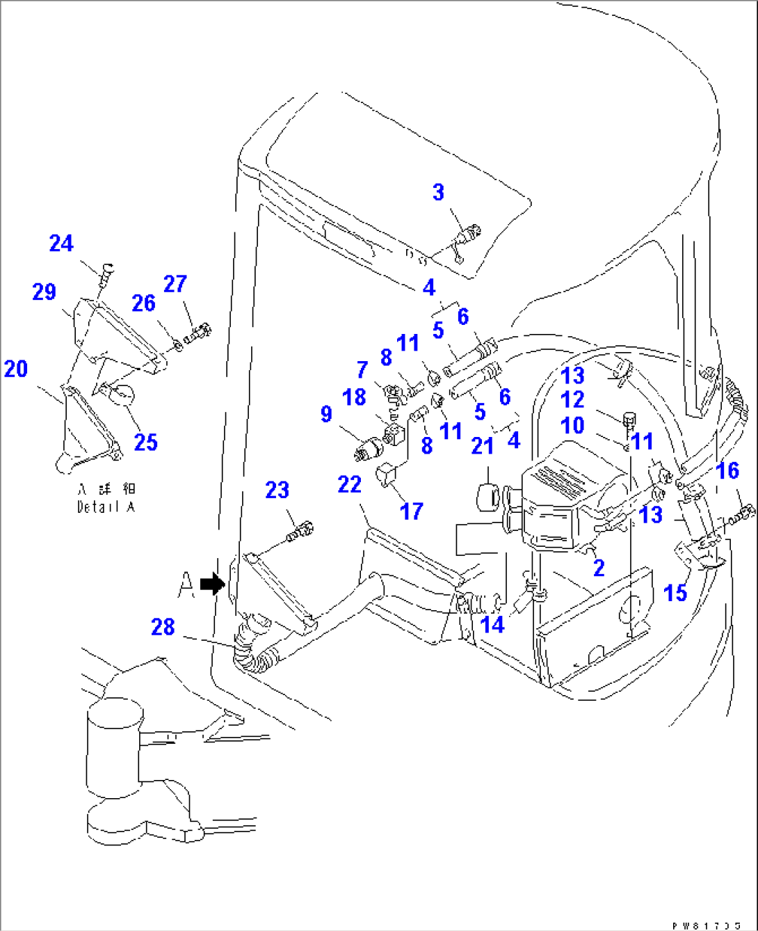 HEATER AND DEFROSTER (CAB)