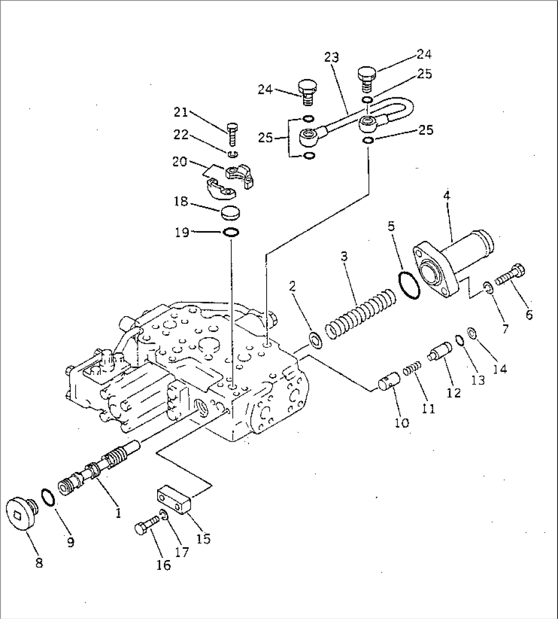 HYDRAULIC CONTROL VALVE (WINCH) (2/3)