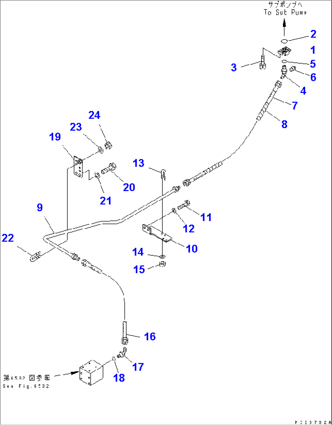 FEEDER CONVEYOR PIPING (3/18) (FEEDER LINE) (3/3)
