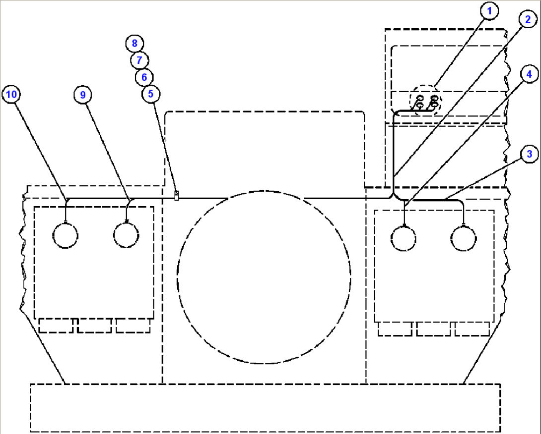 AIR CLEANER SERVICE INDICATOR PIPING