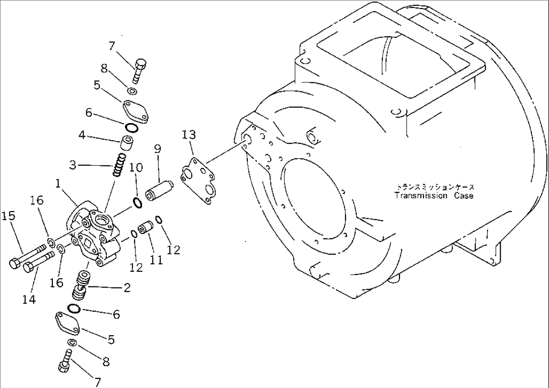 TRANSMISSION LUBRICATION VALVE (NOISE SUPPRESSION SPEC. FOR EC)(#50001-(1059))