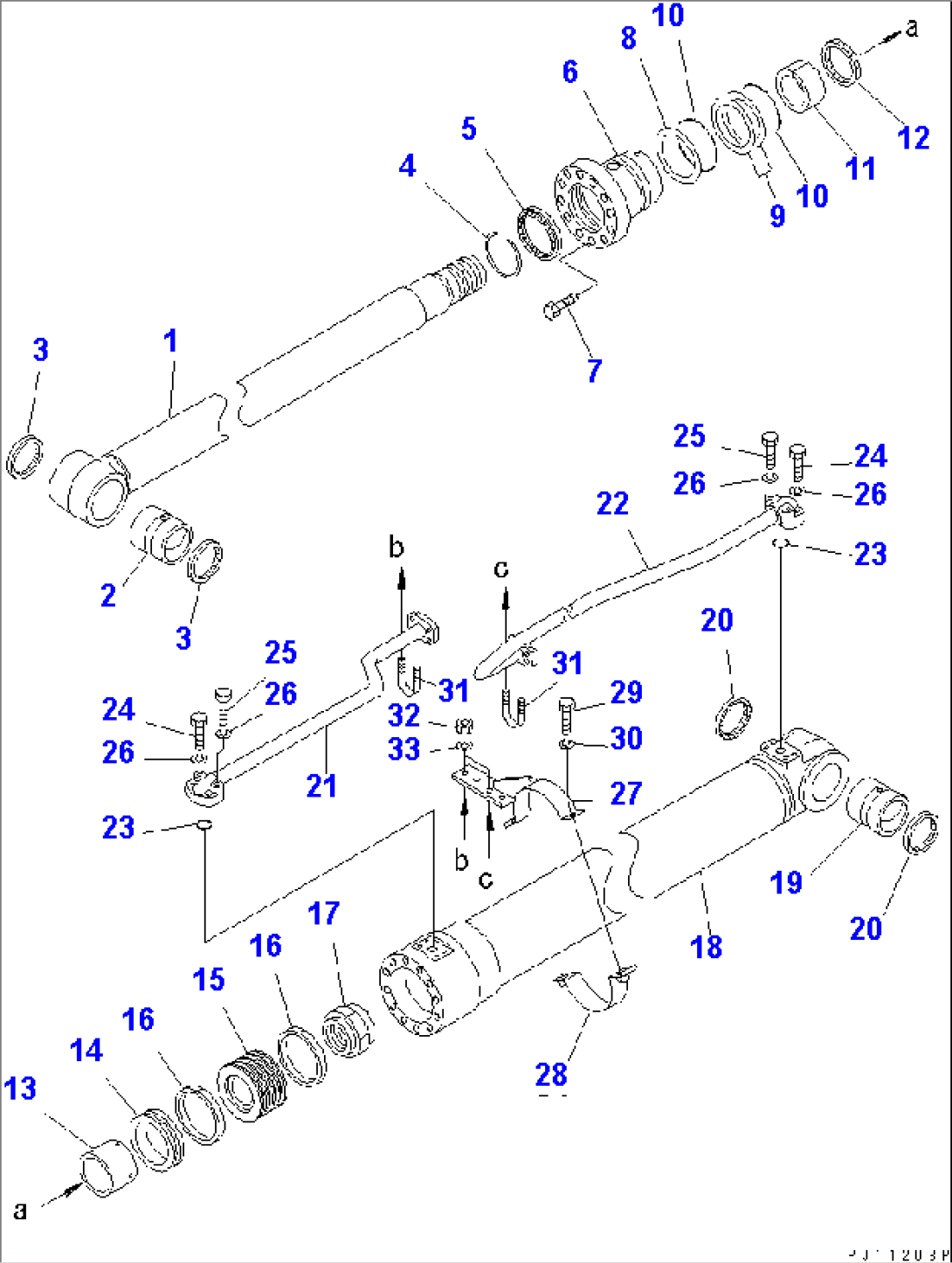 BOOM CYLINDER(#10001-10034)