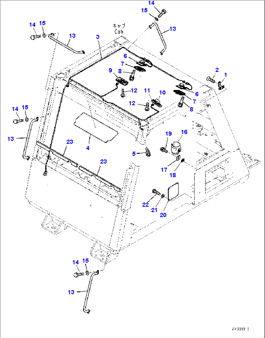 Cab, Accessory Parts (#30001-)