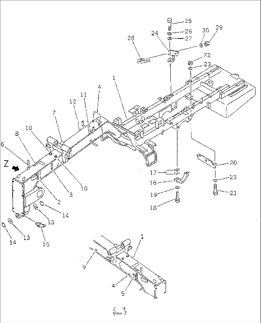 MAIN FRAME (FOR EMULSION SPRAY DEVICE)