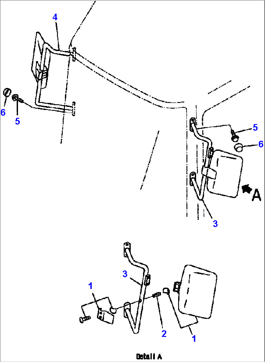 FIG NO. M4410-01A1 MIRROR (WITH CAB)