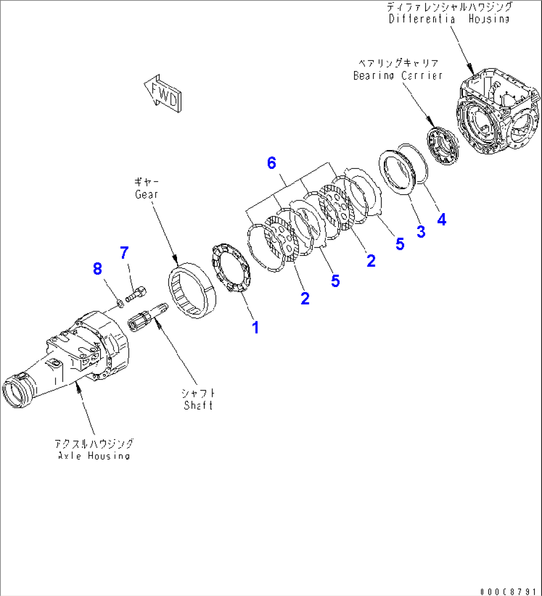 FRONT AXLE (BRAKE)