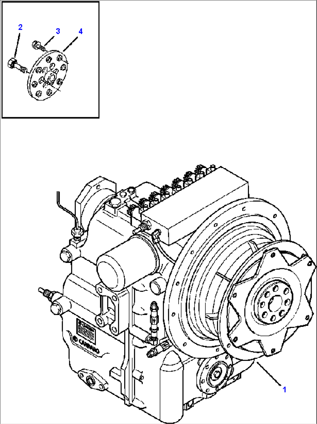 FIG. F3220-01A0 TRANSMISSION - COMPLETE ASSEMBLY