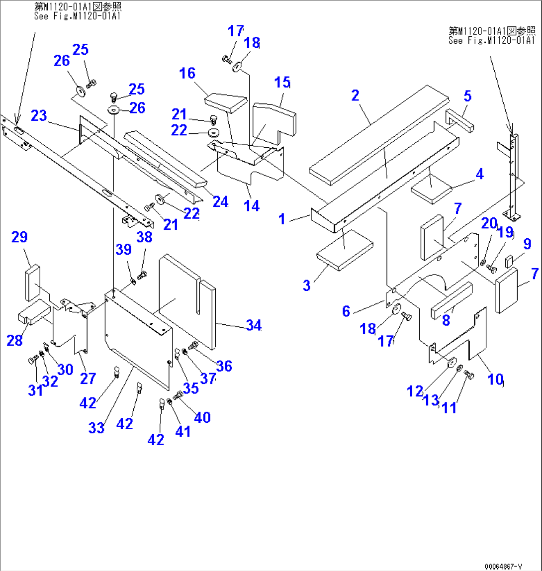 PARTITION (MACHINE CAB) (1/2)(#70001-)