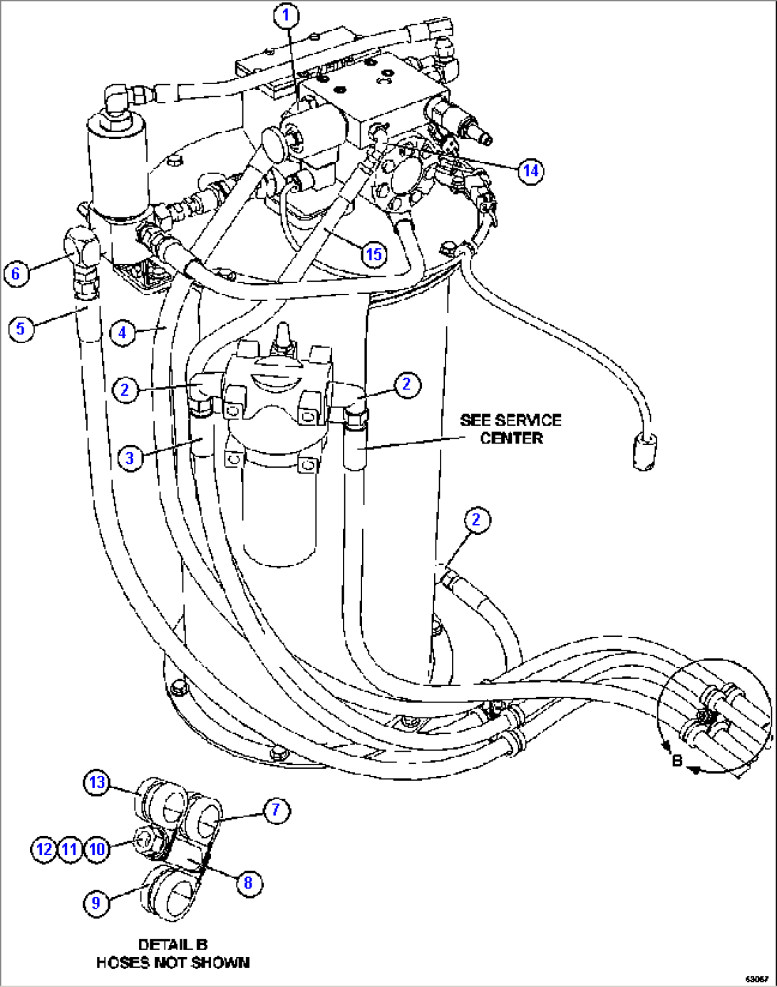 AUTOMATIC LUBRICATION - PUMP PIPING