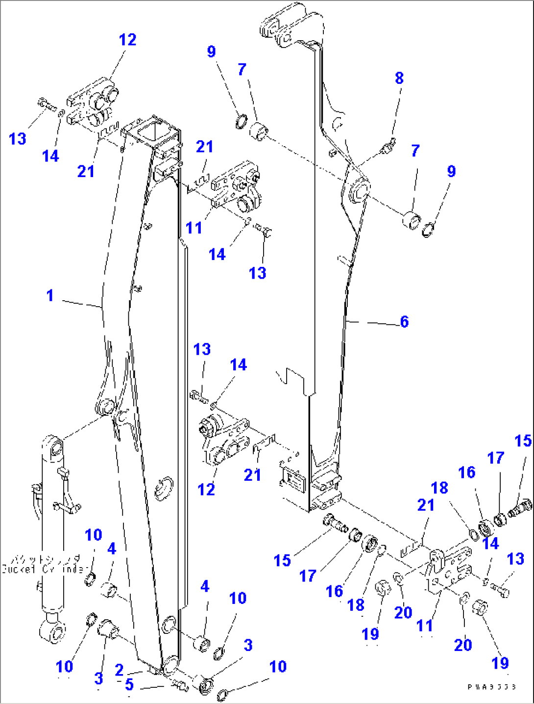TELESCOPIC ARM (ARM AND ROLLER)