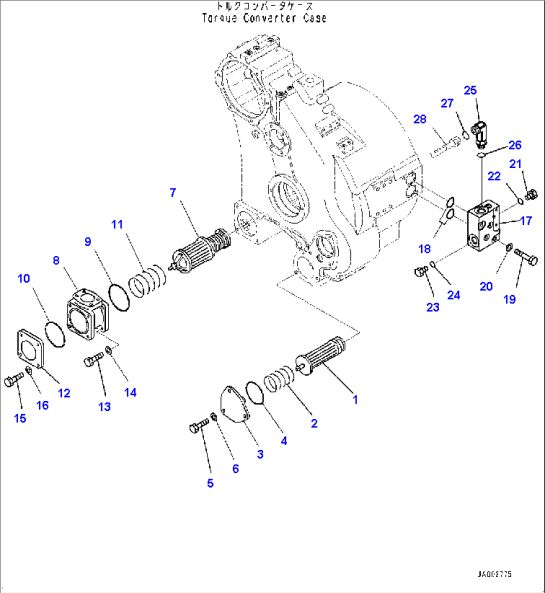Power Train, Strainer (#80001-)