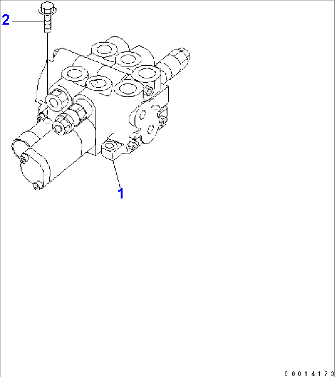 2-SPOOL CONTROL VALVE