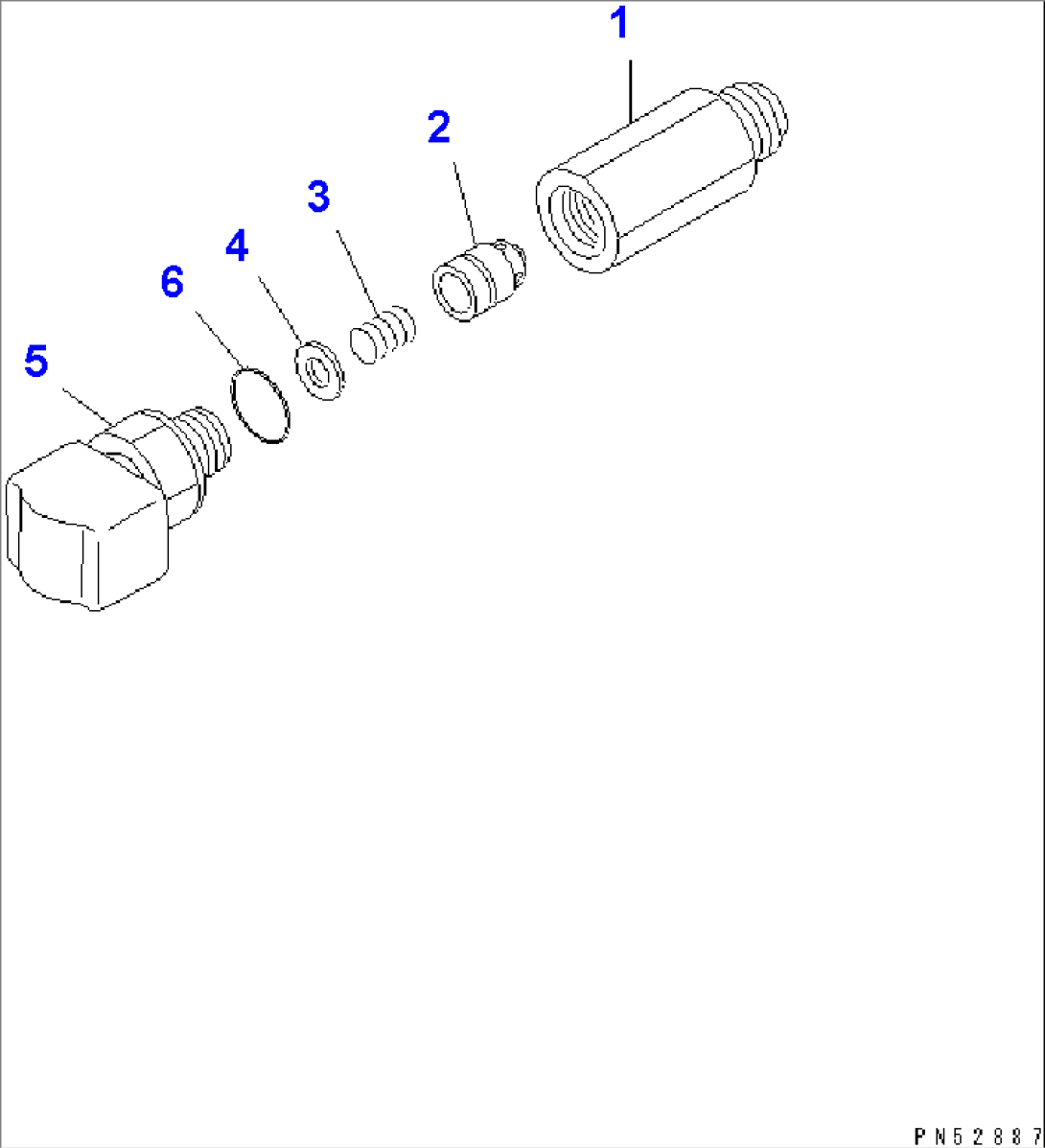 PILOT CHECK VALVE (FOR SCARIFIER)(#2438-)