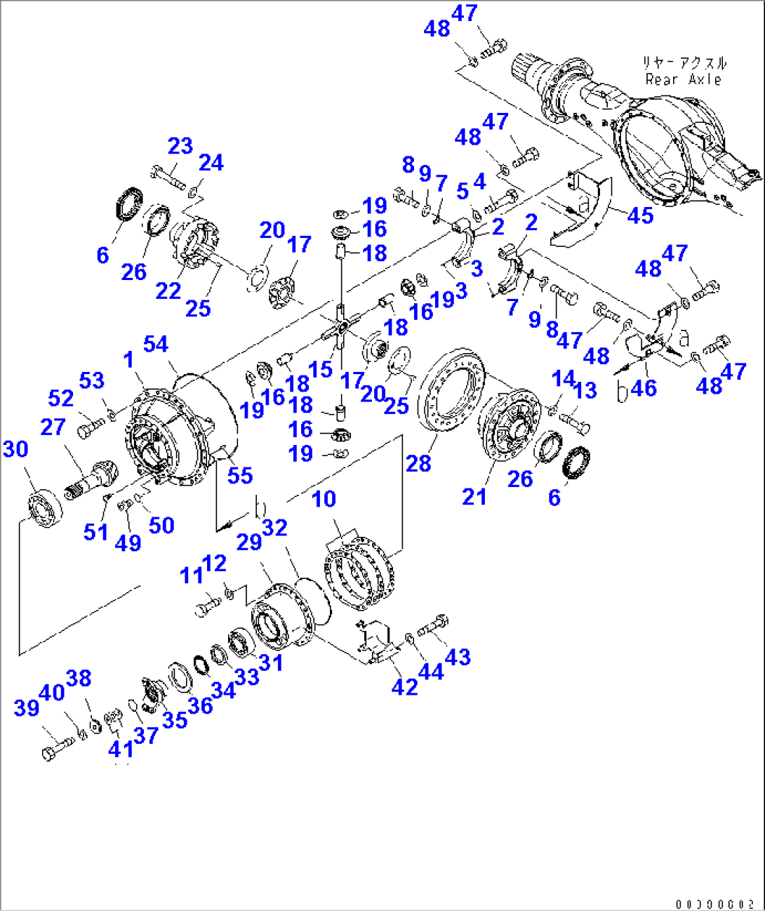 REAR AXLE (DIFFERENTIAL ASS