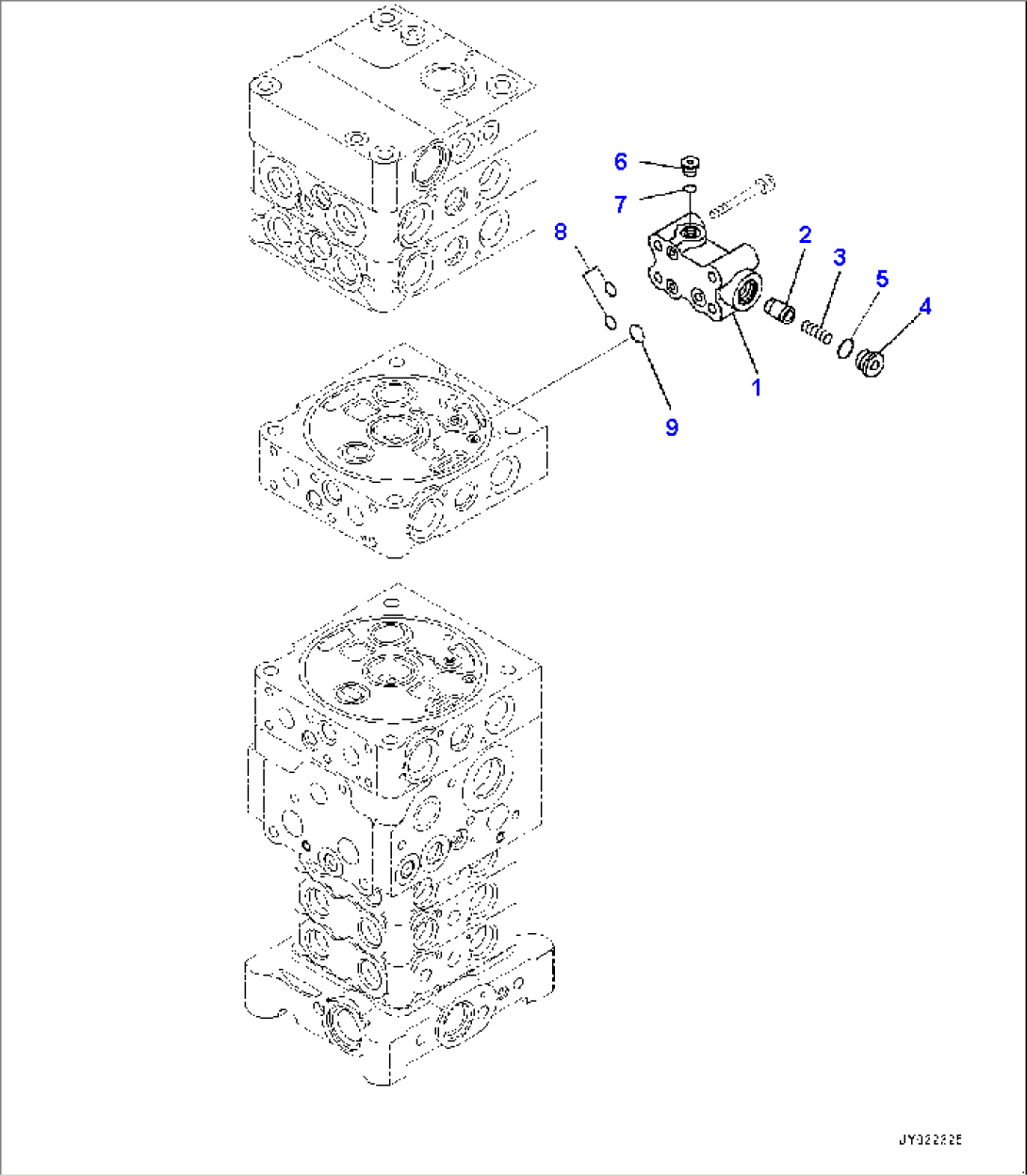 Control Valve, Inner Parts (21/29) (#30001-)