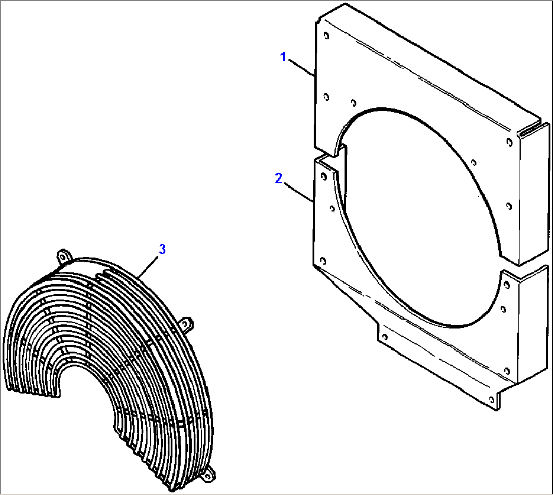 FAN SHROUDS AND GUARD