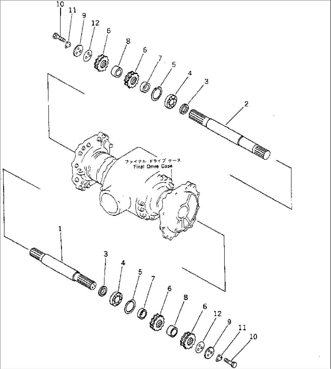 FINAL DRIVE GEAR (NO-SPIN DIFFERENTIAL TYPE) (2/2)