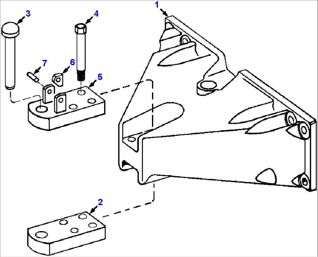CAST DRAWBAR HEAVY DUTY - STANDARD MACHINES