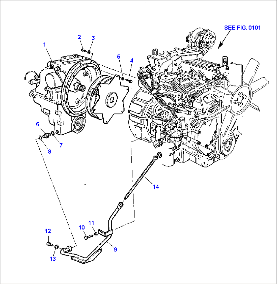 ENGINE AND DRIVE CONNECTION