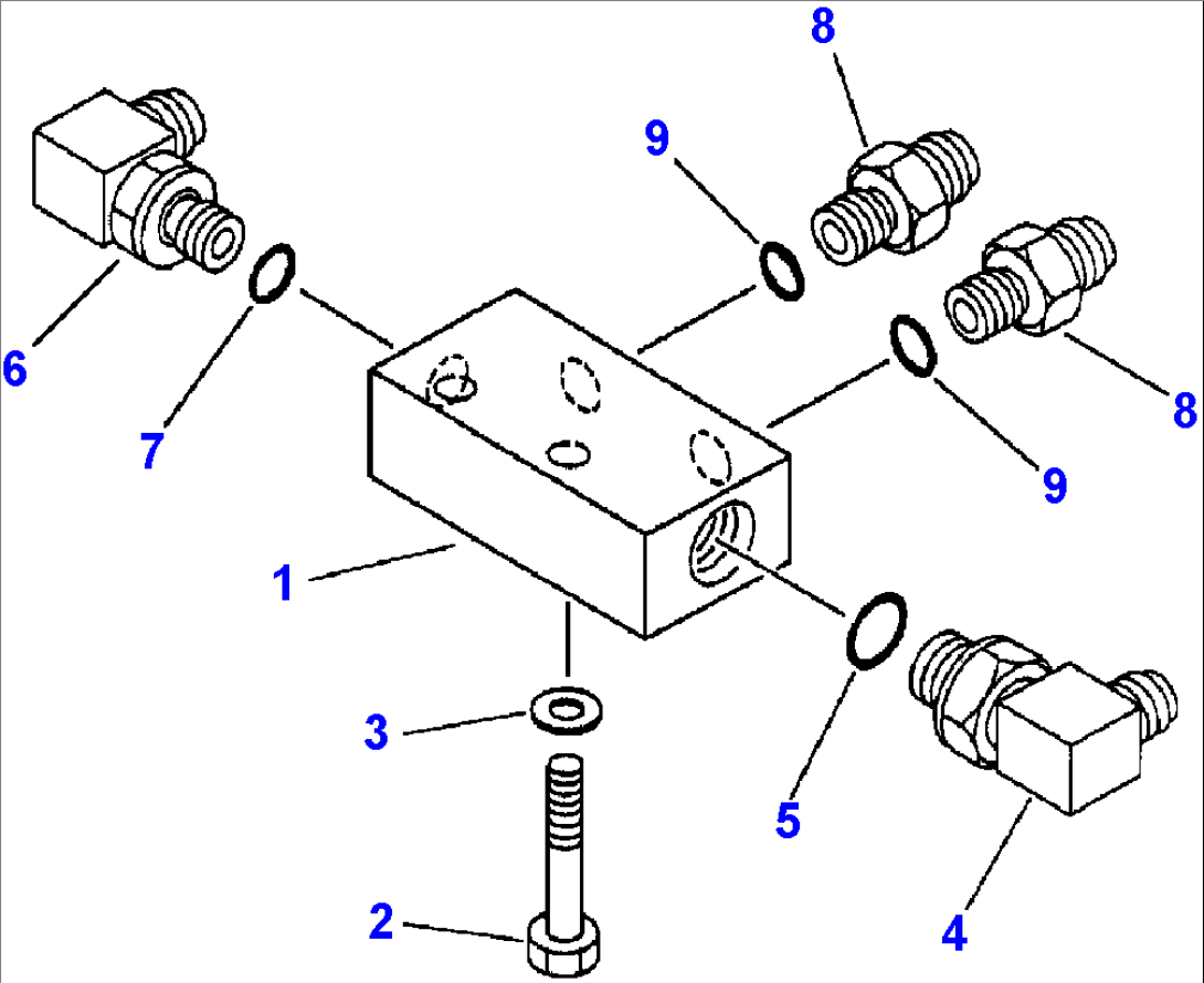FIG NO. K1520-0301 PPC WORK LINE (PPC WORK LINE BLOCK)