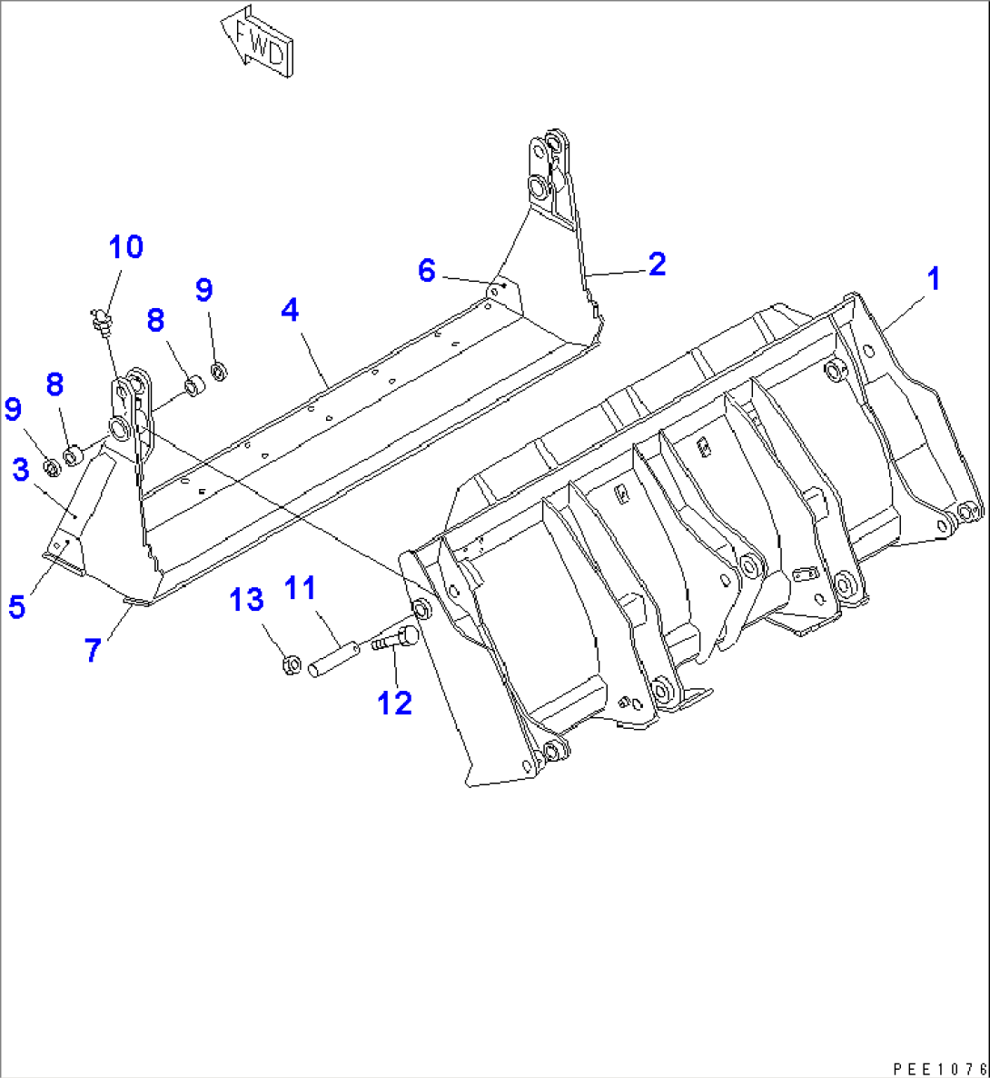 SPECIAL BUCKET (MULTI PURPOSE BUCKET)(#60001-)