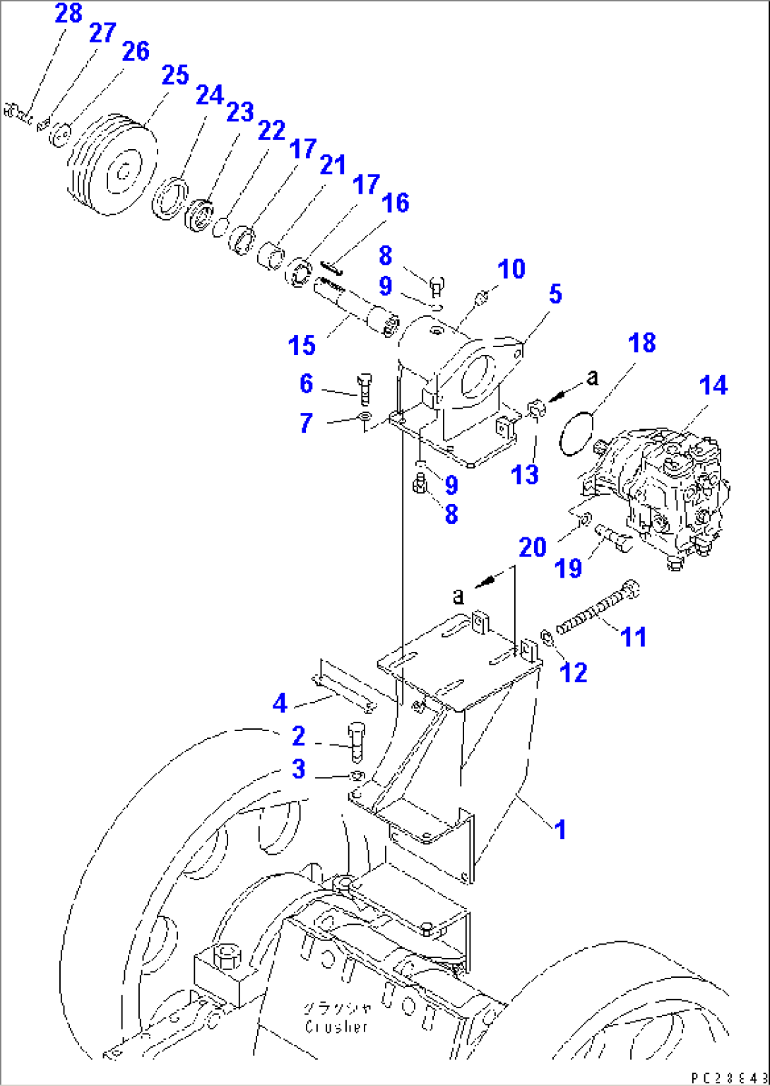 CRUSHER SYSTEM (1/3) (CRUSHER MOTOR)