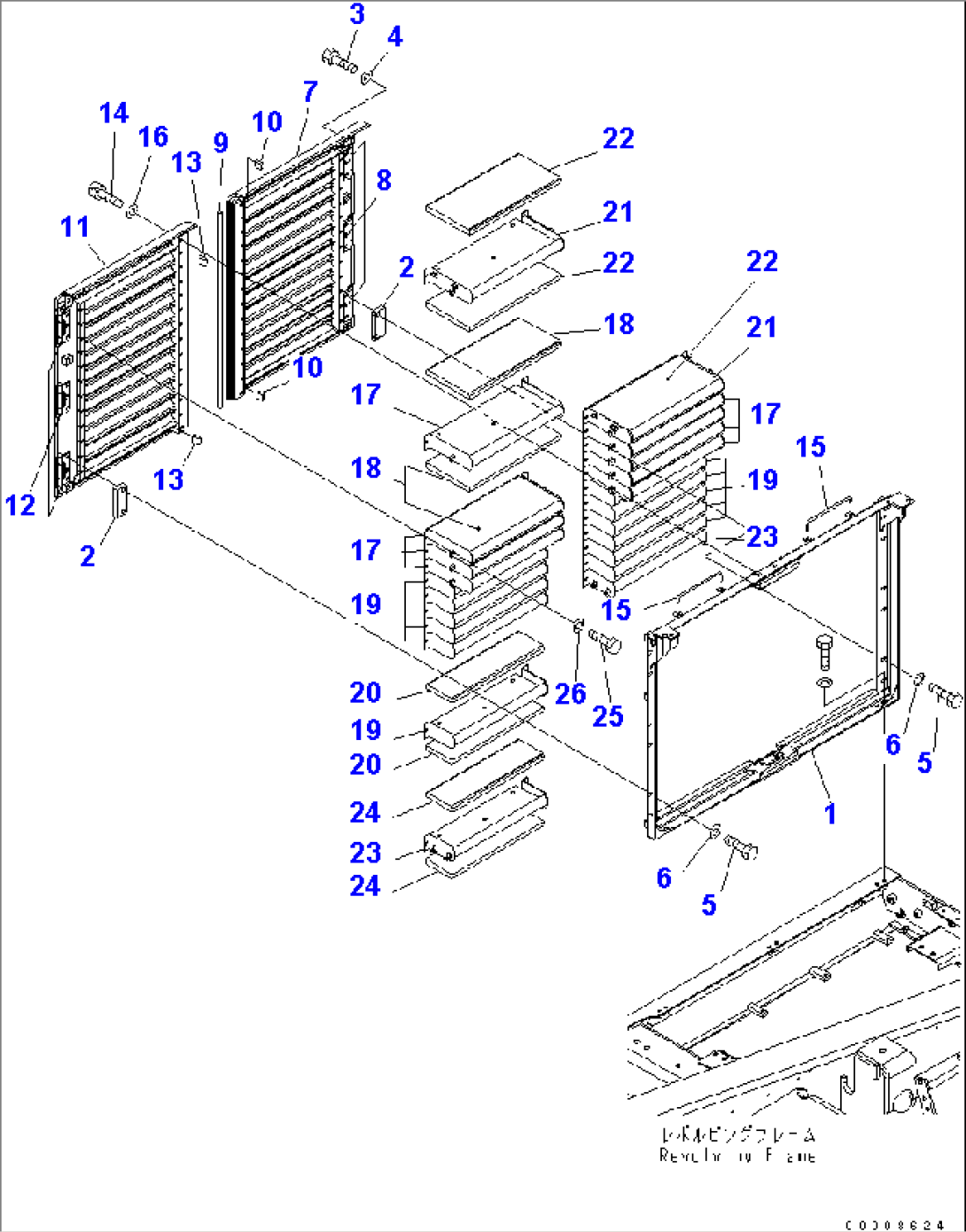 RIGHT SIDE COVER (MACHINE CAB) (1/2)