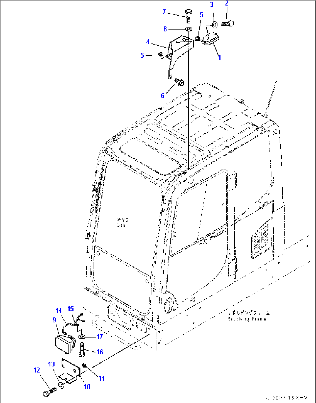 Additional Working Lamp (#65001-)