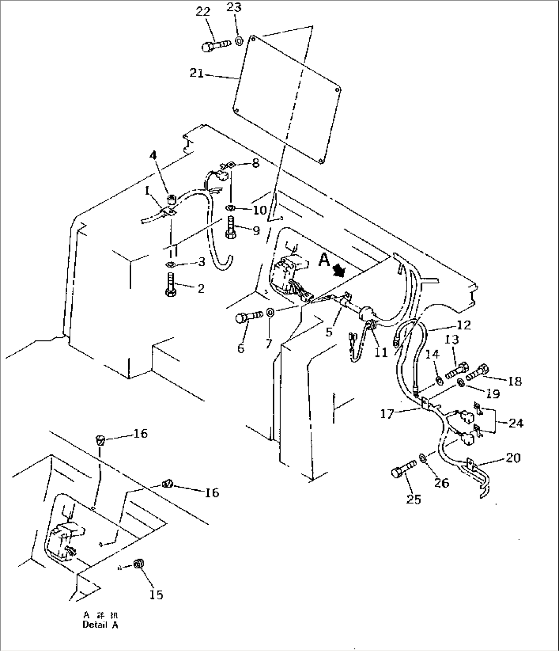 FLOOR FRAME WIRING (2/2) (WITHOUT SHOE SLIP CONTROL)