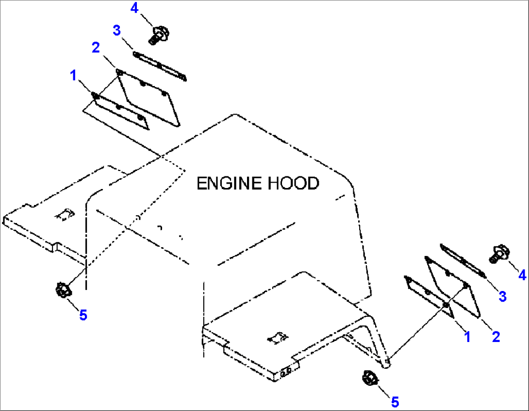 FIG. M4220-03A0 REAR FENDER - REAR HALF - MUD GUARD